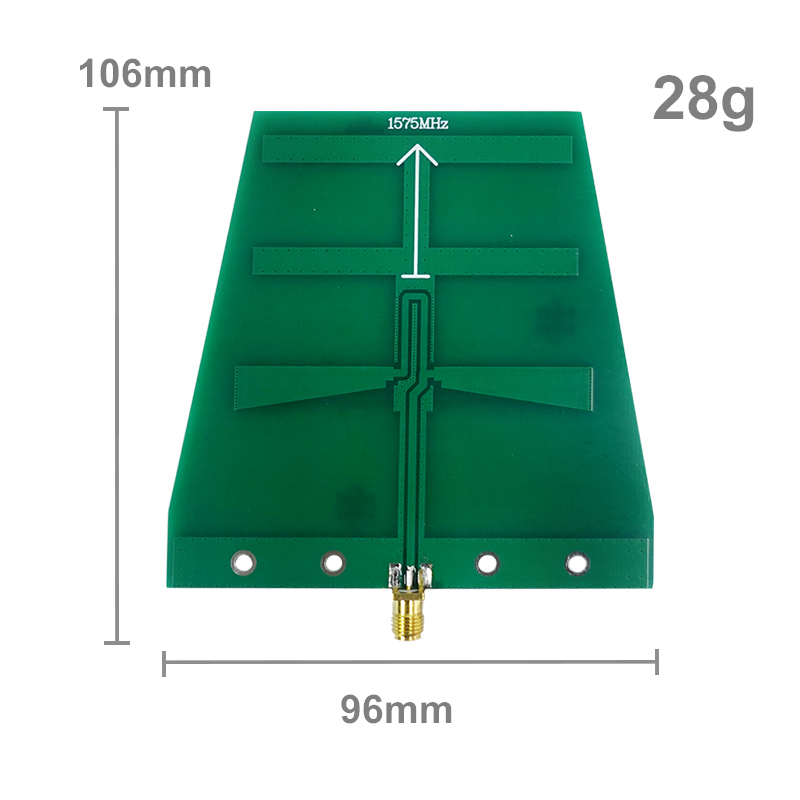 1.5G 55° 11dBi單極化板線路pcb板對數周期定向天線